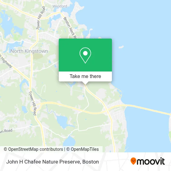 John H Chafee Nature Preserve map