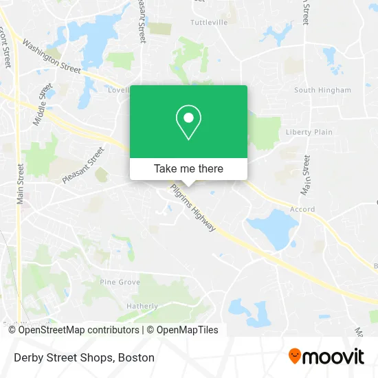 Derby Street Shops map