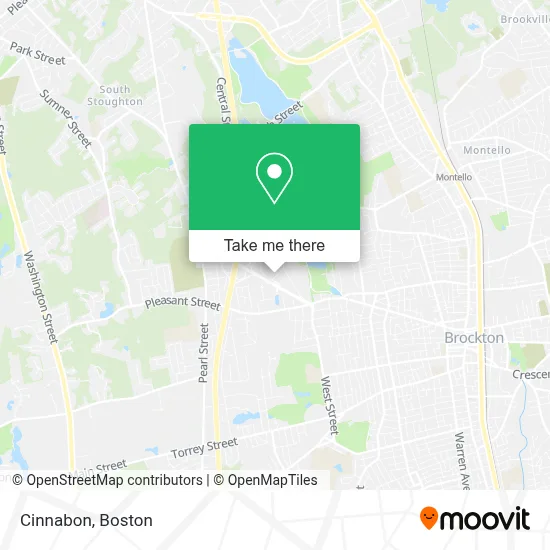 Cinnabon map