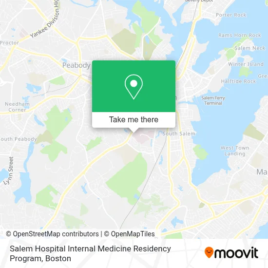Salem Hospital Internal Medicine Residency Program map