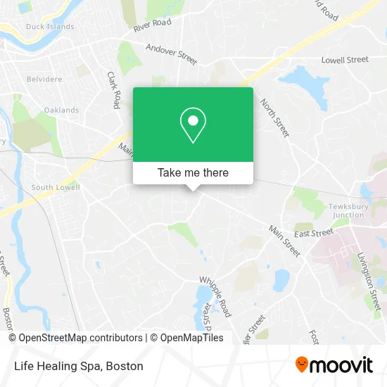 Life Healing Spa map
