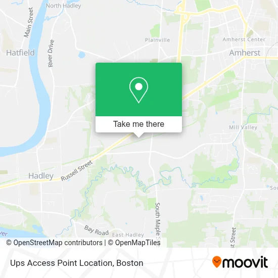 Ups Access Point Location map