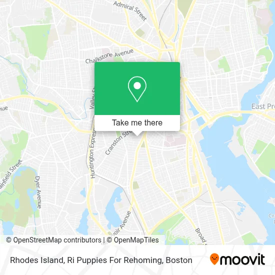 Rhodes Island, Ri Puppies For Rehoming map