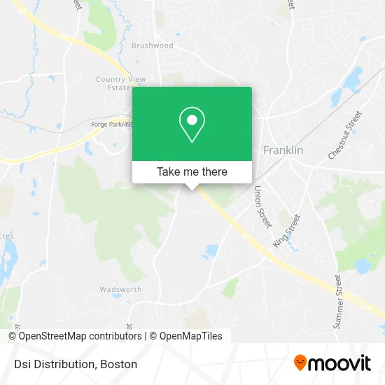 Dsi Distribution map