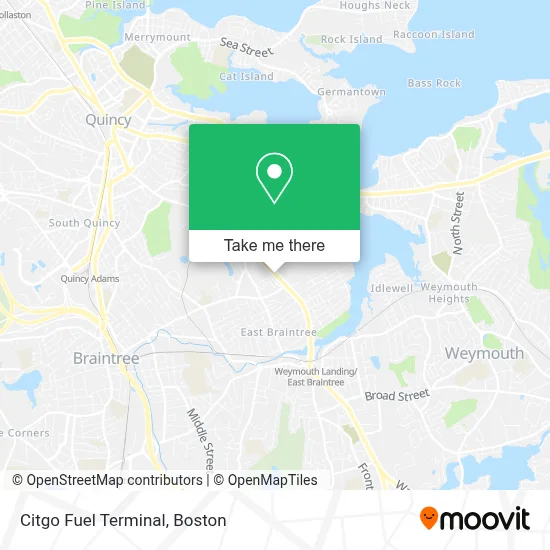 Citgo Fuel Terminal map