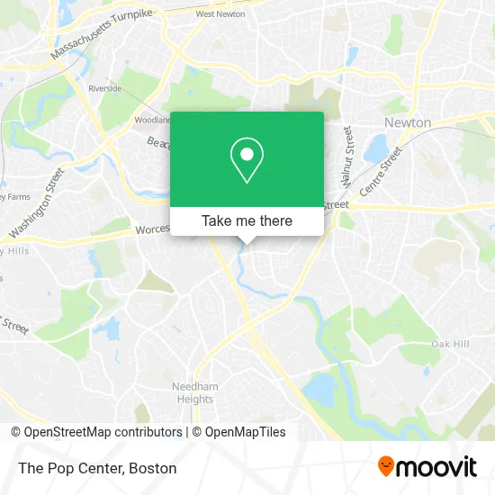 The Pop Center map