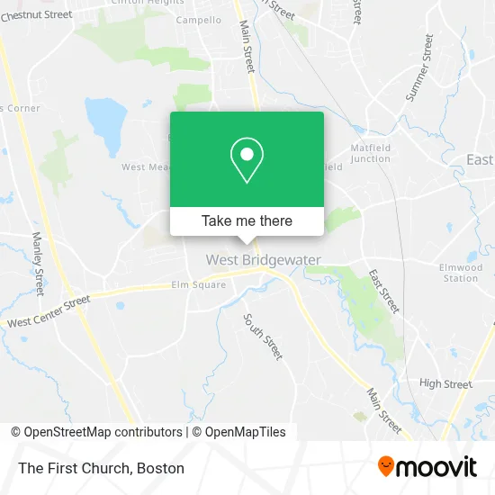 The First Church map