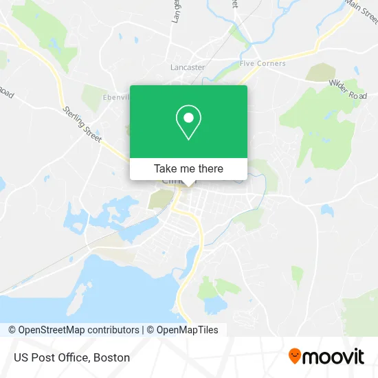 Us Post Office map