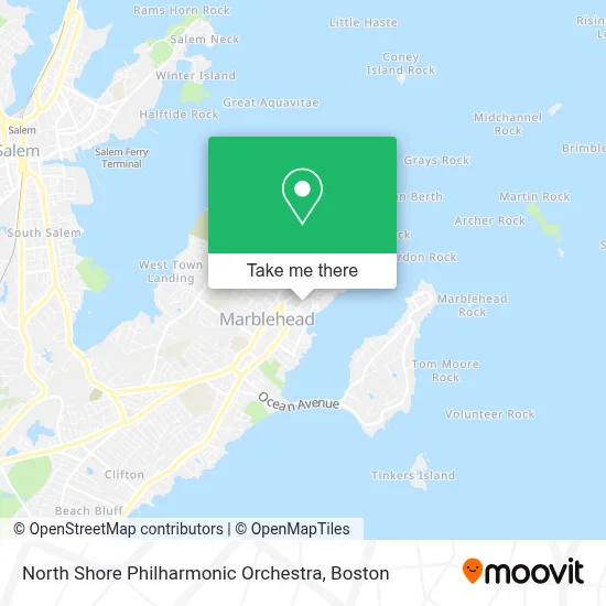 North Shore Philharmonic Orchestra map