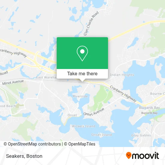 Seakers map