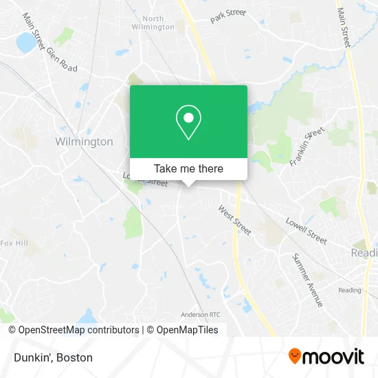 Dunkin' map