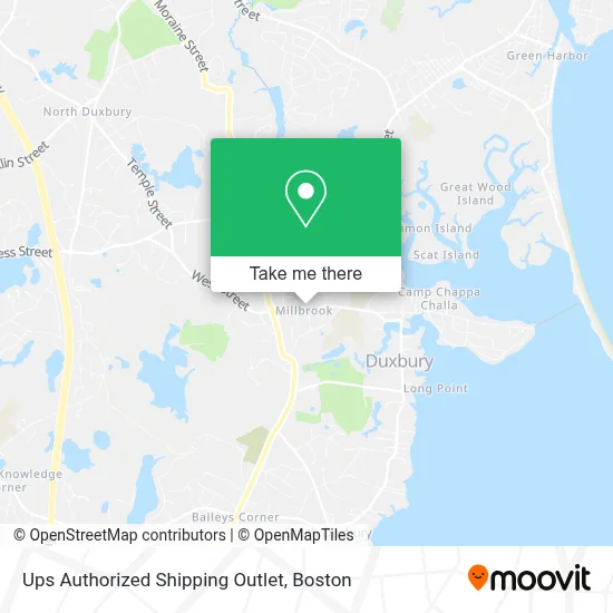 Ups Authorized Shipping Outlet map