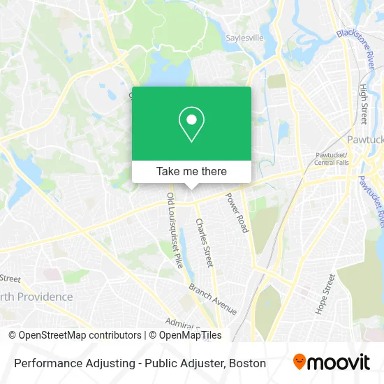 Performance Adjusting - Public Adjuster map