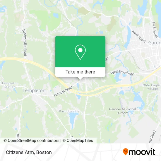 Citizens Atm map