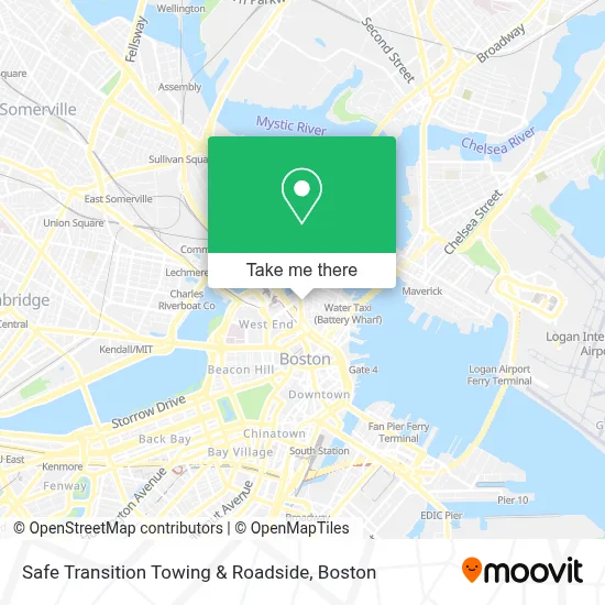 Safe Transition Towing & Roadside map