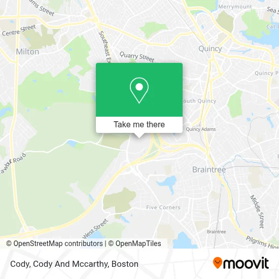 Cody, Cody And Mccarthy map