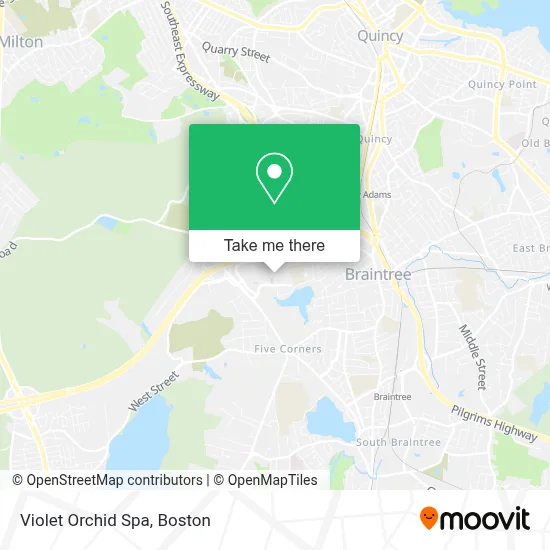 Violet Orchid Spa map