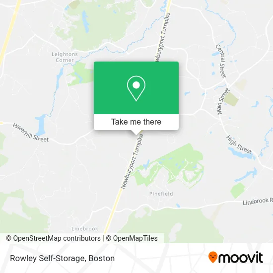 Rowley Self-Storage map