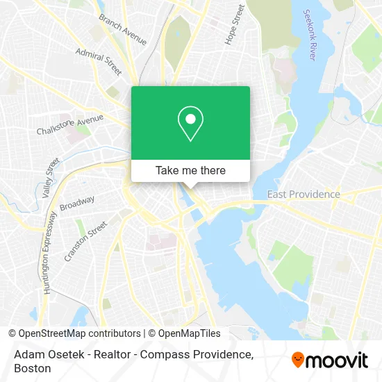 Adam Osetek - Realtor - Compass Providence map