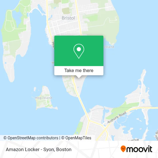 Amazon Locker - Syon map