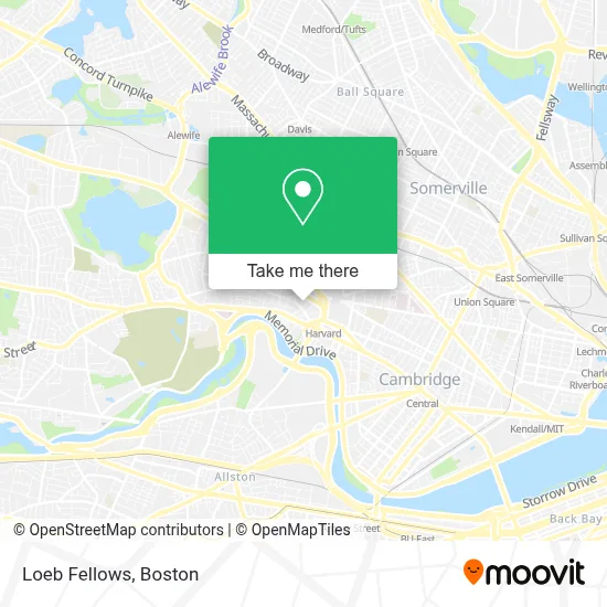 Loeb Fellows map