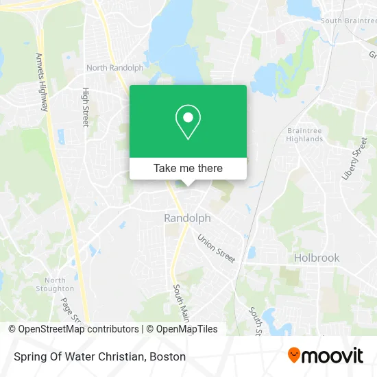 Spring Of Water Christian map