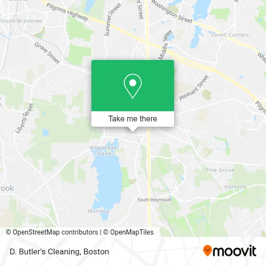 D. Butler's Cleaning map