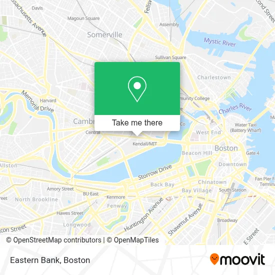 Eastern Bank map