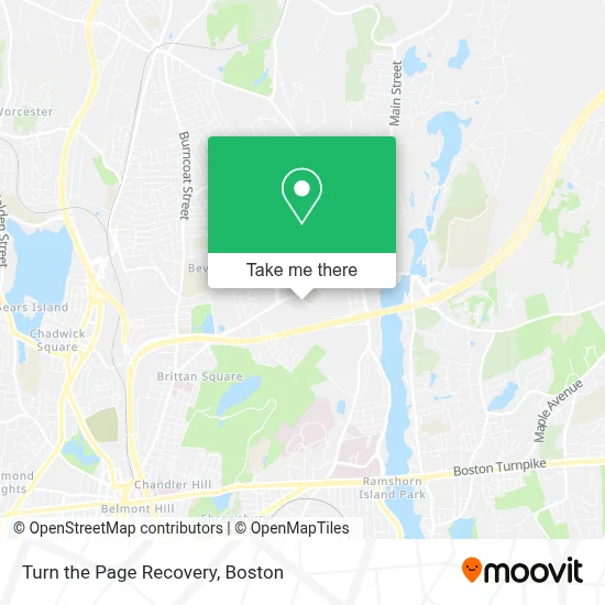 Turn the Page Recovery map