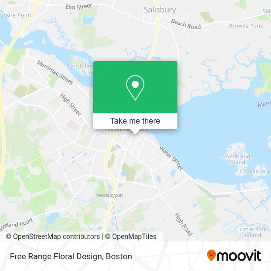 Free Range Floral Design map
