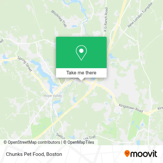 Chunks Pet Food map