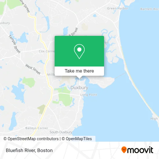 Bluefish River map