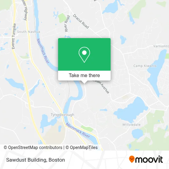 Sawdust Building map
