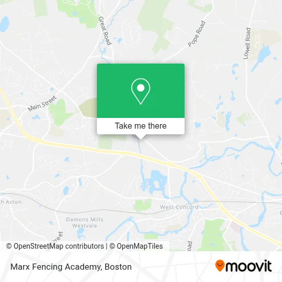 Marx Fencing Academy map