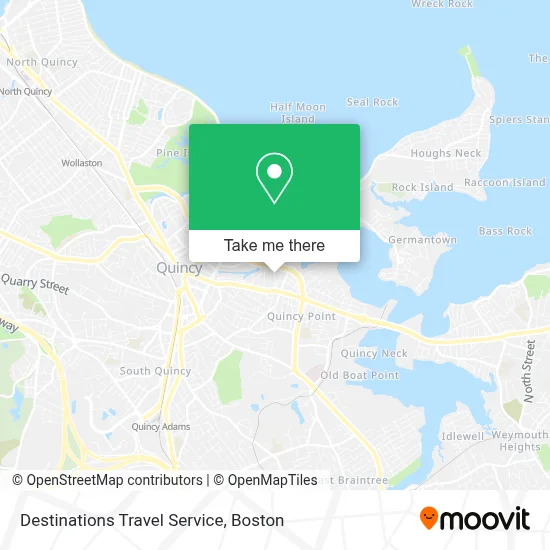 Destinations Travel Service map