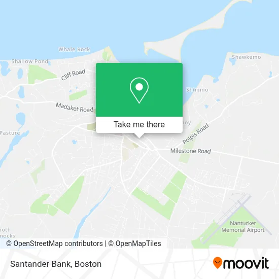 Santander Bank map