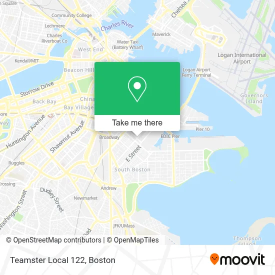 Teamster Local 122 map