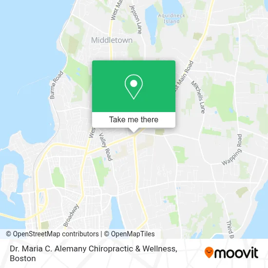 Dr. Maria C. Alemany Chiropractic & Wellness map