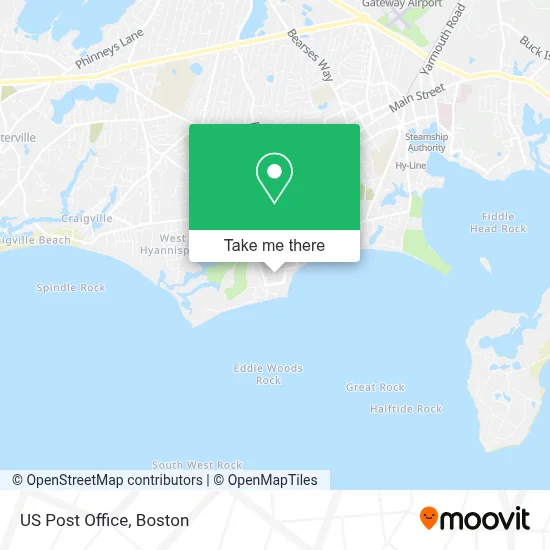 Us Post Office map