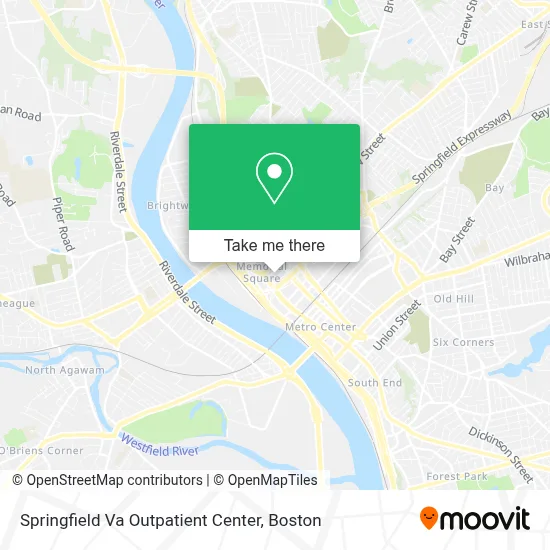 Springfield Va Outpatient Center map