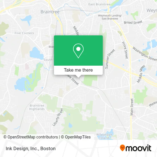 Ink Design, Inc. map