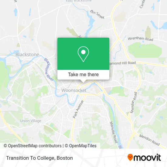 Transition To College map