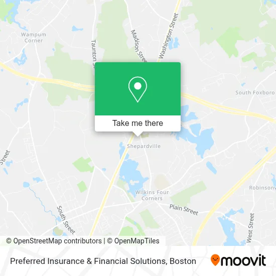 Preferred Insurance & Financial Solutions map