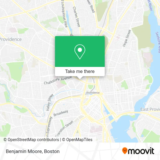 Benjamin Moore map