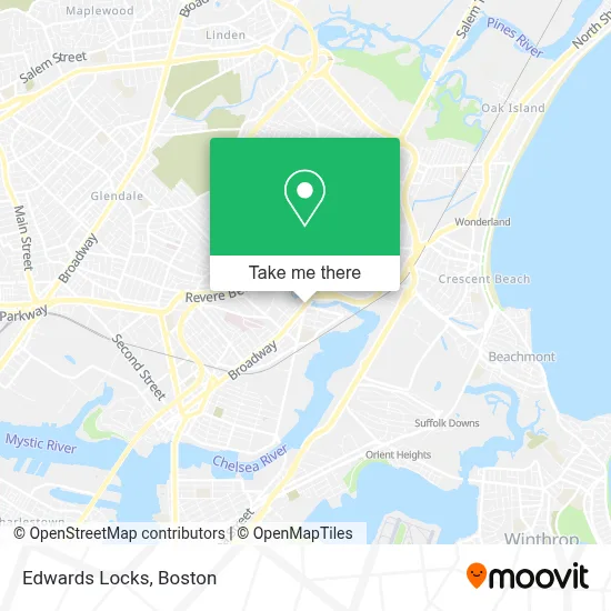 Edwards Locks map