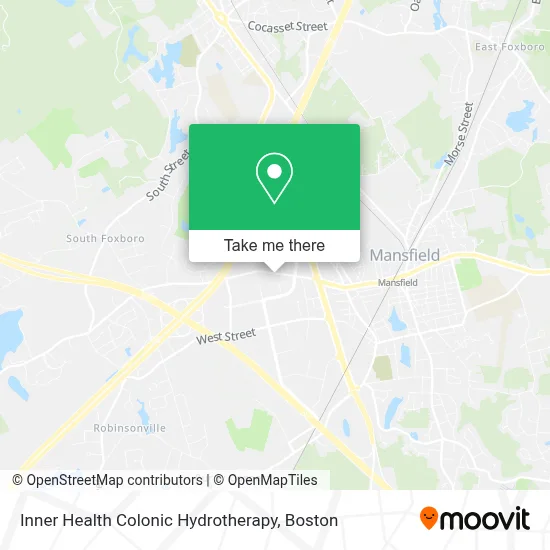 Inner Health Colonic Hydrotherapy map