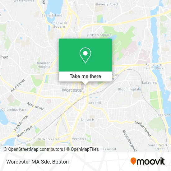 Worcester MA Sdc map