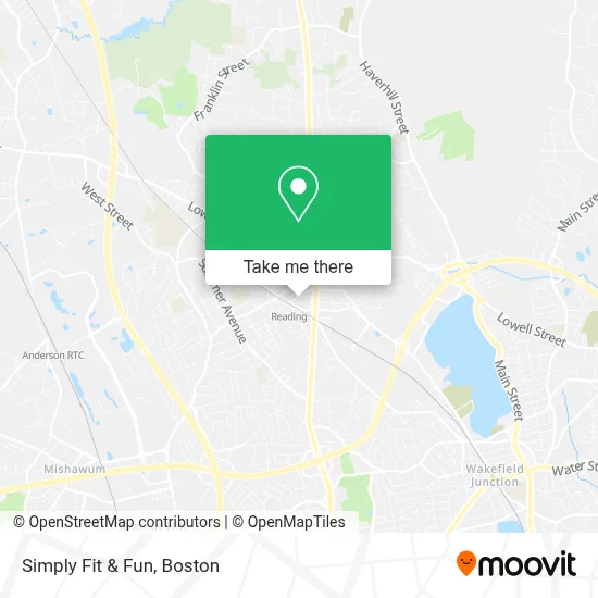 Simply Fit & Fun map