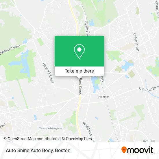 Auto Shine Auto Body map