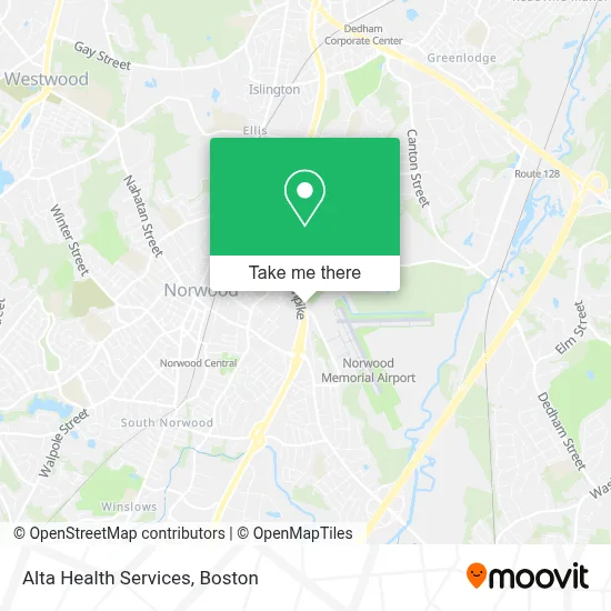 Alta Health Services map